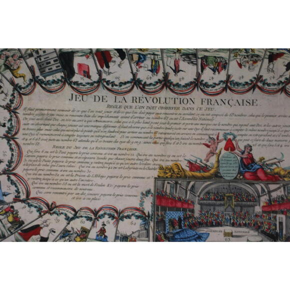 GEO Map – Révolution Française” Antique-Style Print (1979 Reproduction) - Picture 10 of 16